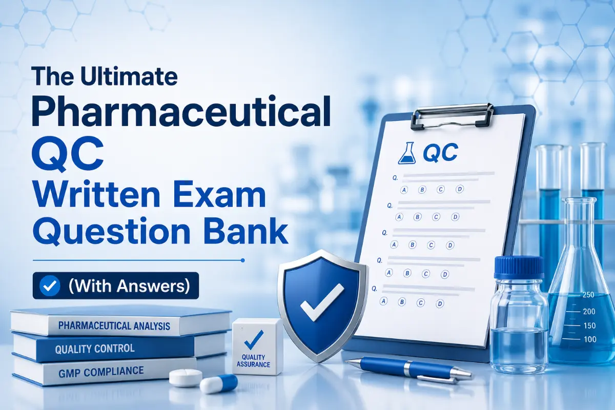 The Ultimate Pharmaceutical QC Written Exam Question Bank (With Answers)